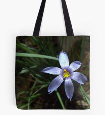 Blue-eyed Grass Tote Bag