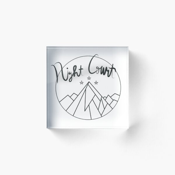 night court insignia w/ title Acrylic Block