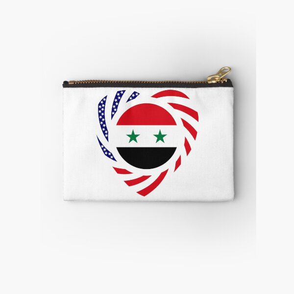 Item preview, Syrian Multinational Patriot Flag Series (Heart) designed and sold by Carbon-Fibre Media.