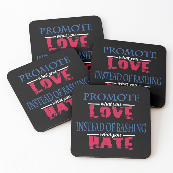 Item preview, Promote what you love instead of bashing what you hate designed and sold by rodmendonca.
