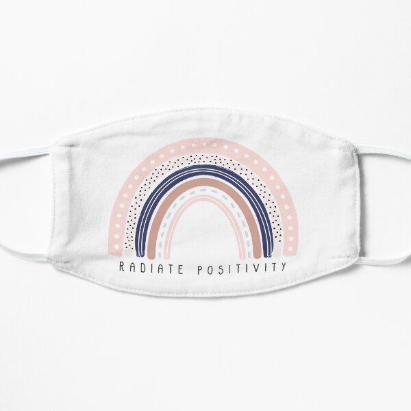 Radiate Positivity Rainbow Flat Mask