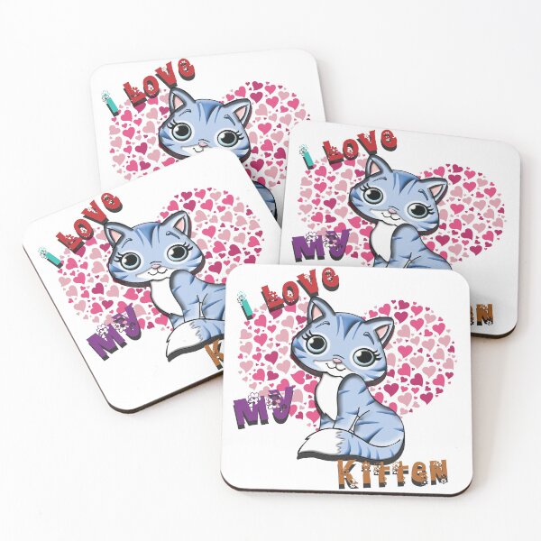 Item preview, I Love my cat :  I love My Kitten  Funny amazing designed and sold by MyliaHamor.