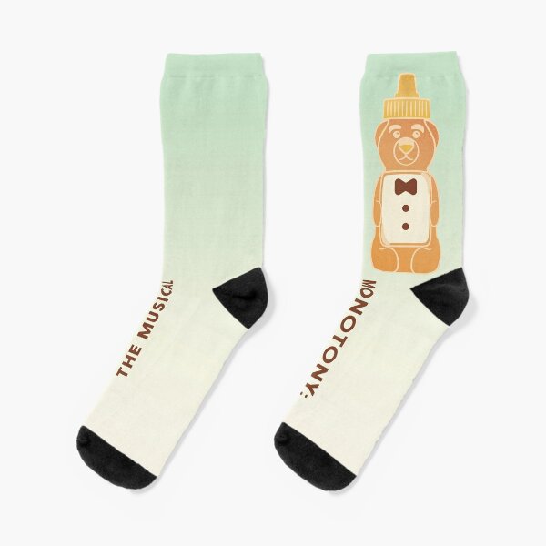Honey Bear Art Socks