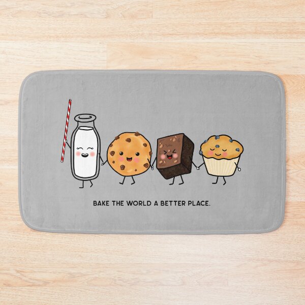 Item preview, Funny Desserts Gray designed and sold by Franilla Bean.