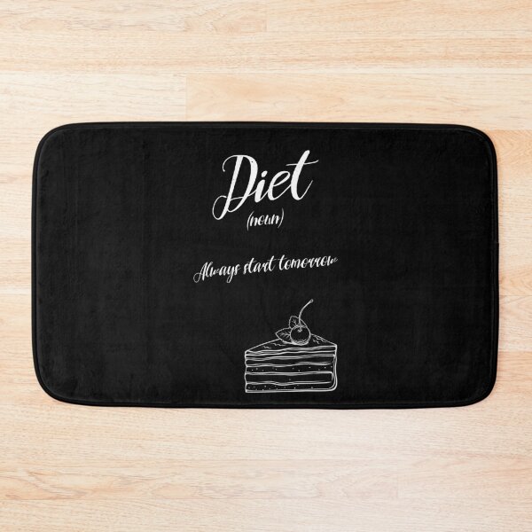 Item preview, Diet. Always start tomorrow designed and sold by dk-design85.