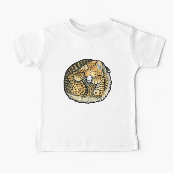 Sleeping Cheetah cub Baby T-Shirt