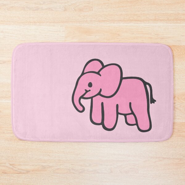 Artikelvorschau, Rosa Baby-Elefant entworfen und verkauft von kmoblenes.
