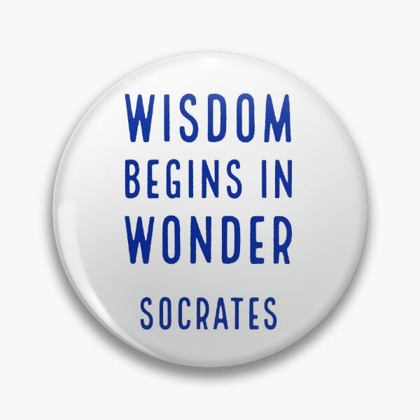 Item preview, Wisdom begins in wonder - Socrates quotes designed and sold by Inspirationmotivation.
