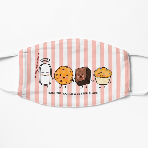 Funny Desserts pink Mask