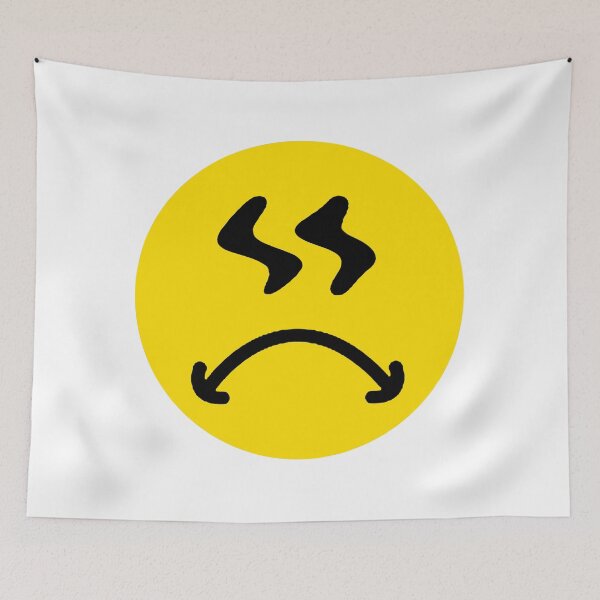 Item preview, MELTING SAD FACE CLOCK  designed and sold by jpalmadesigns.