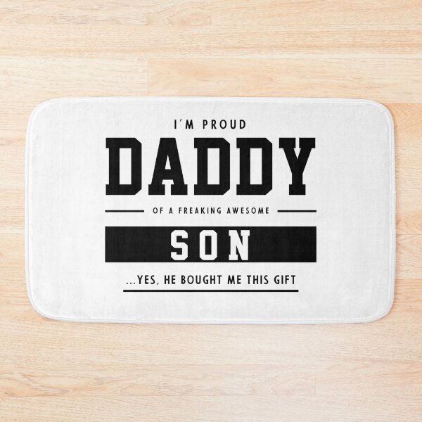 Item preview, Proud Daddy of A Freaking Awesome Son Funny Gift for Dads Men's designed and sold by DiogoCalheiros.