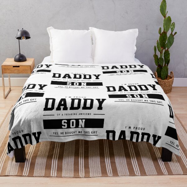 Item preview, Proud Daddy of A Freaking Awesome Son Funny Gift for Dads Men's designed and sold by DiogoCalheiros.