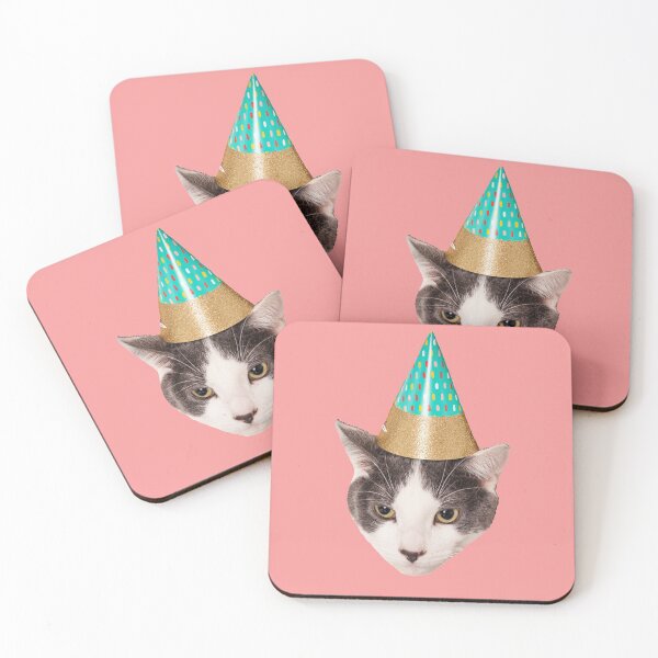 Personalised Geometrc Mother Of Cats Coaster Drinks Funny Novelty