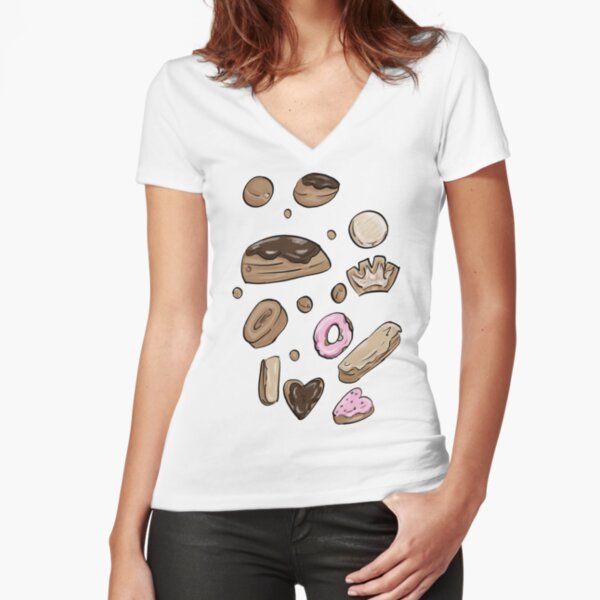 Fitted V-Neck T-Shirt