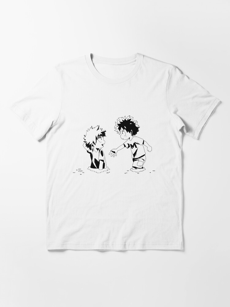 deku with white shirt