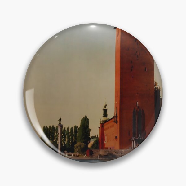 Item preview, Stoccolma vintage travel poster designed and sold by stickart-marek.