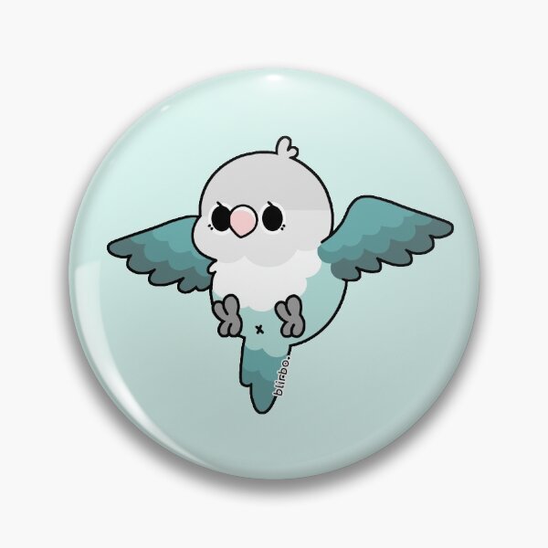 Item preview, Flying Lovebird - Fischer's (Blue) designed and sold by blirbos.
