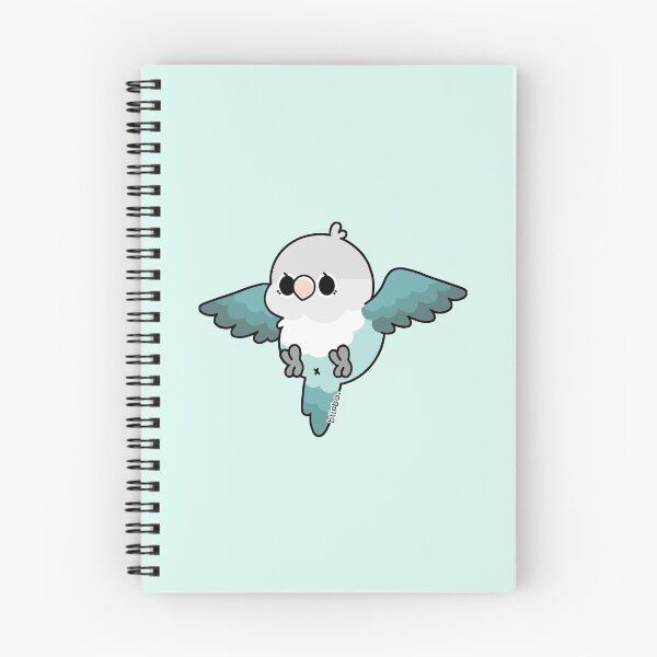 Item preview, Flying Lovebird - Fischer's (Blue) designed and sold by blirbos.