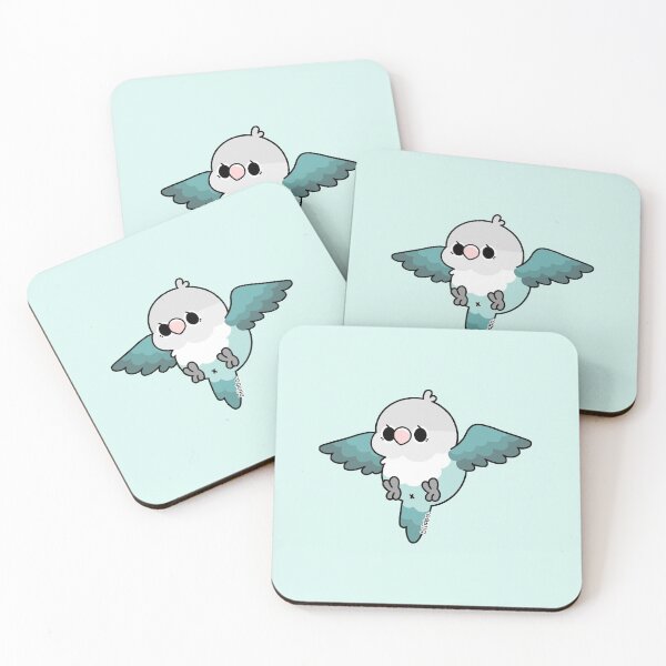 Item preview, Flying Lovebird - Fischer's (Blue) designed and sold by blirbos.