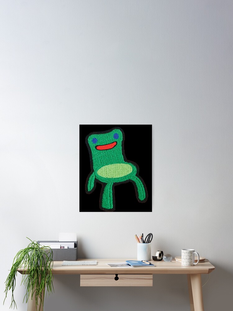 Froggy Chair Meme Poster By Altohombre Redbubble