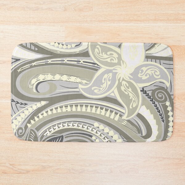 Item preview, Polynesian Tribal Butter Yellow Threads designed and sold by sunnthreads.
