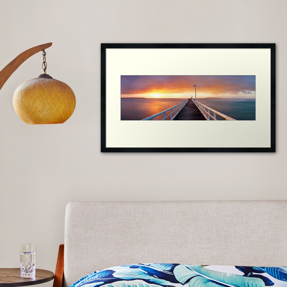 Point Lonsdale Pier, Victoria, Australia Framed Art Print