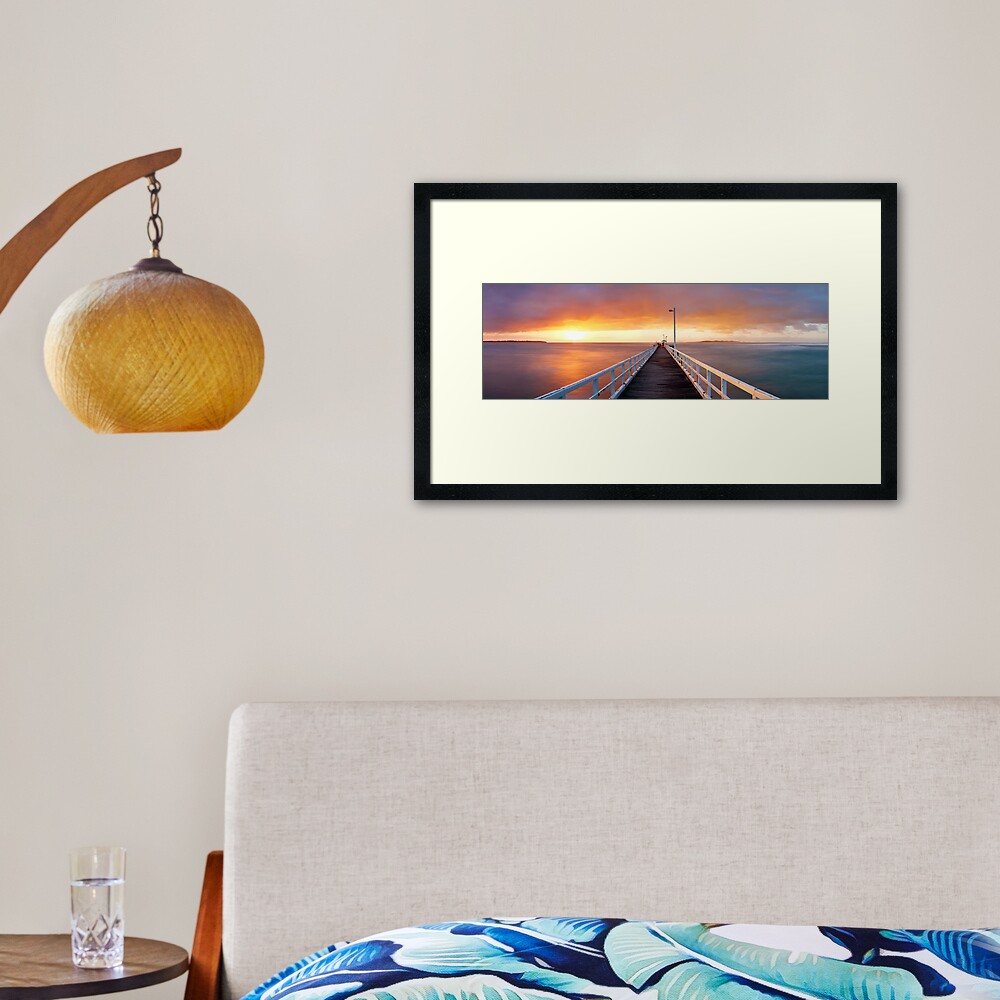Point Lonsdale Pier, Victoria, Australia Framed Art Print