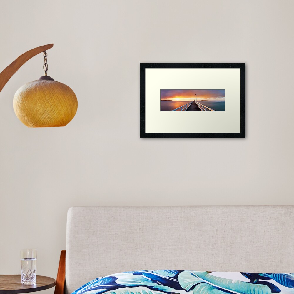 Point Lonsdale Pier, Victoria, Australia Framed Art Print