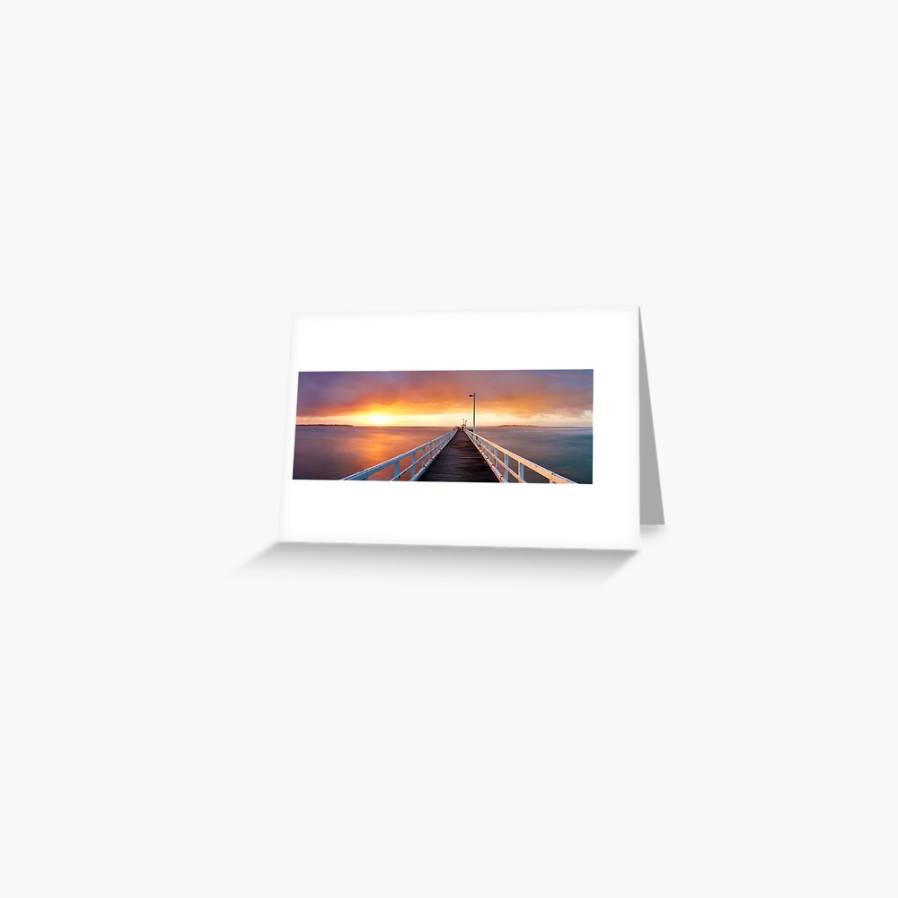 Point Lonsdale Pier, Victoria, Australia Greeting Card