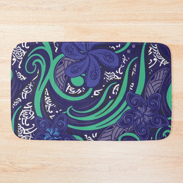 Item preview, Polynesian Midnight Blue Tribal Threads  designed and sold by sunnthreads.