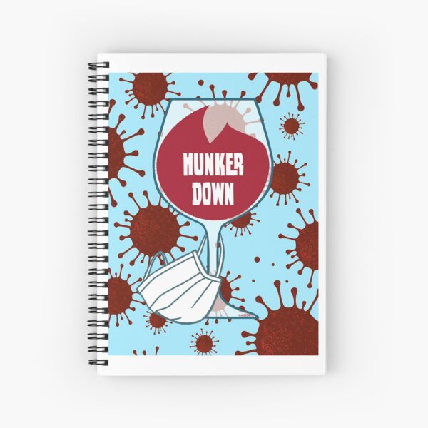 Hunkerdown: Covid-19 update Spiral Notebook