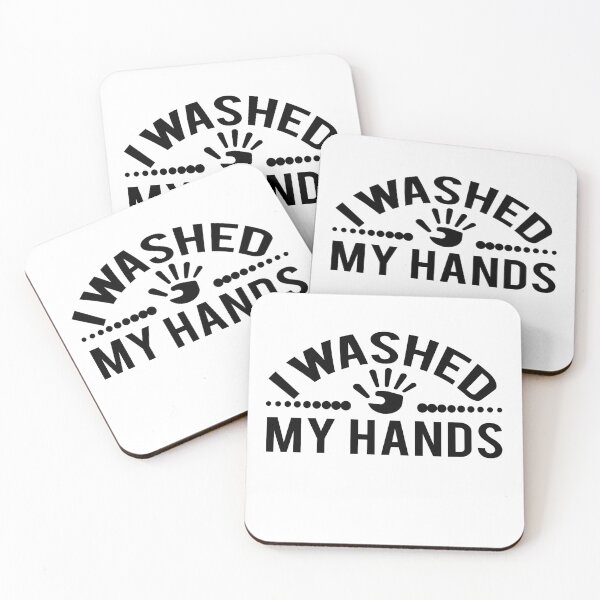 Item preview, I Washed My Hands  funny Staying Home quote designed and sold by aghlessan.