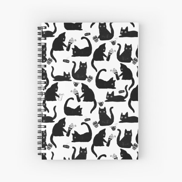 Bohemian Cat - Beautiful Spiral Notebook - Ruled Line – Arty Cats