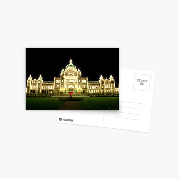 Item preview, Victoria - The Legislature on a Spring Evening designed and sold by rsangsterkelly.