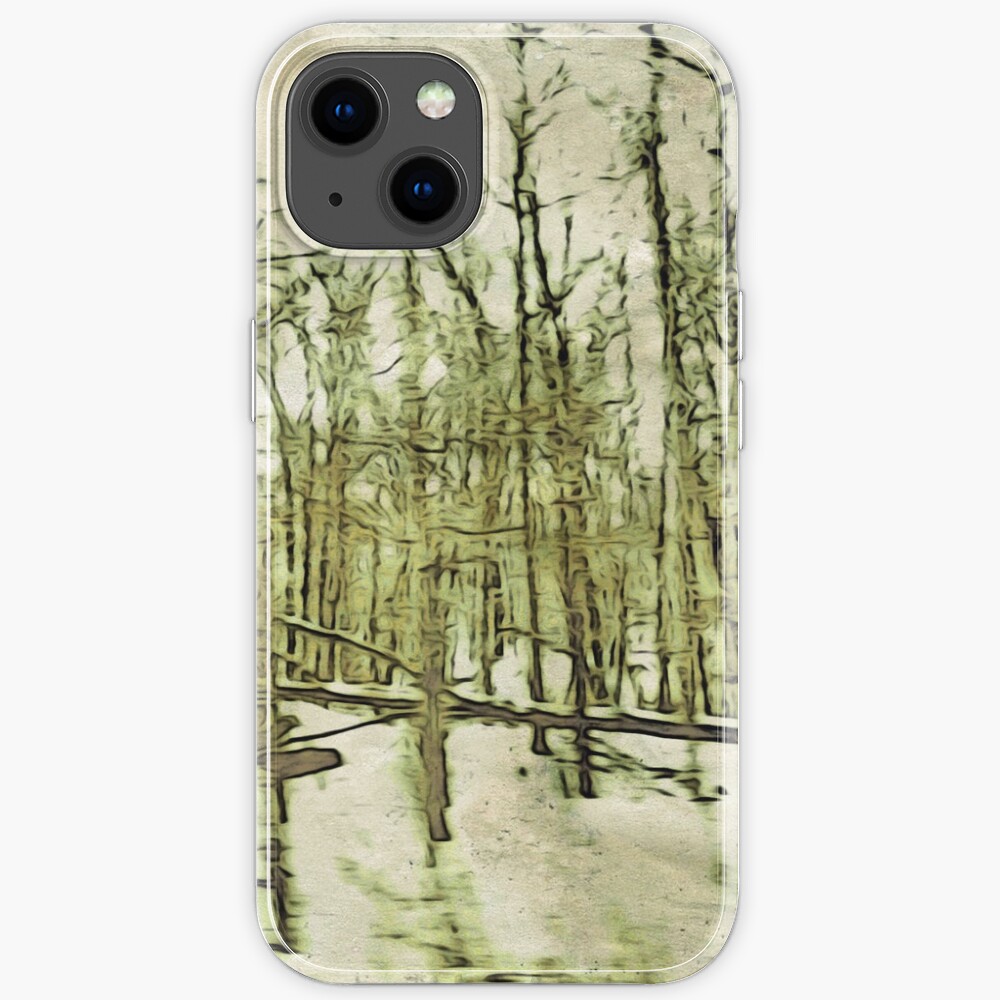 Nature Lovers Gift - Into the Woods Part Deux - Neutral Colors Decor iPhone Case