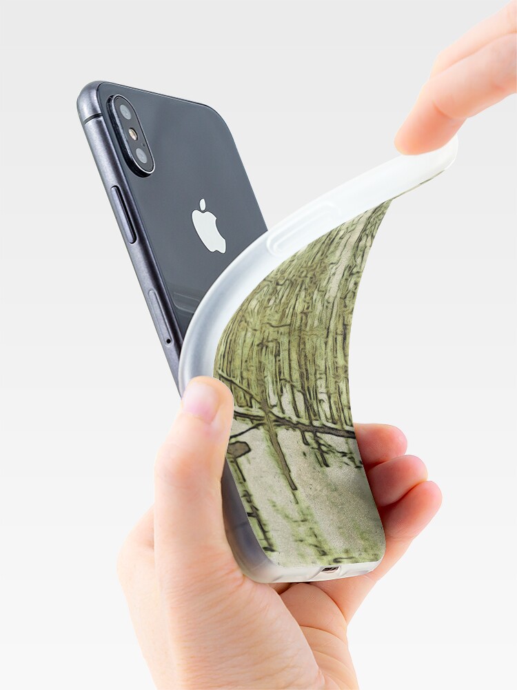 Alternate view of Nature Lovers Gift - Into the Woods Part Deux - Neutral Colors Decor iPhone Case