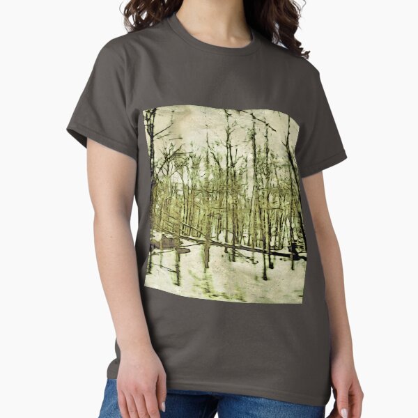 Nature Lovers Gift - Into the Woods Part Deux - Neutral Colors Decor Classic T-Shirt