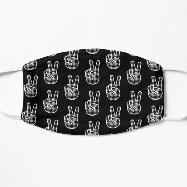 Peace - Grey/Black Lumberjack Mask