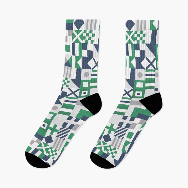 Item preview, Nautical Flags - Blue and Green designed and sold by littlearrow.