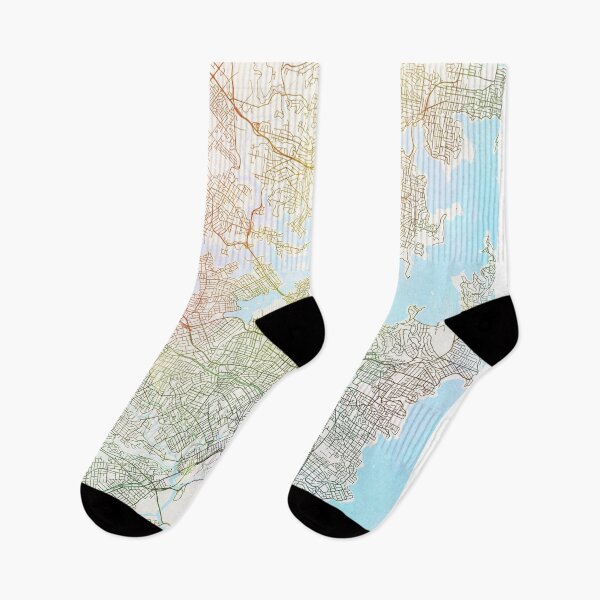 Item preview, Sydney Map Art Watercolor by Zouzounio Art designed and sold by zouzounioart.