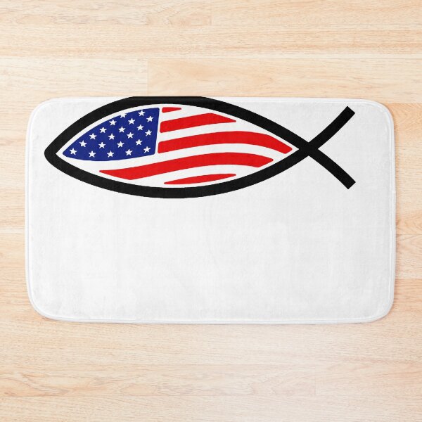 Item preview, Patriotic Jesus Fish (Ichthys) designed and sold by Hedrin.