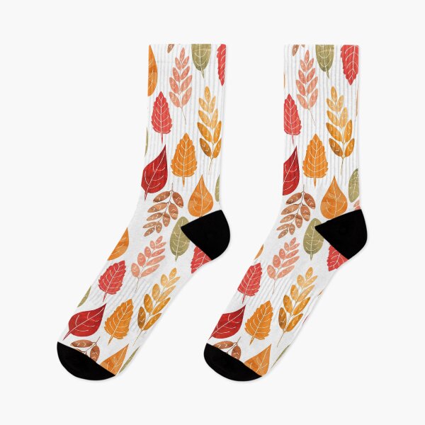 Item preview, Painted Autumn Leaves Pattern designed and sold by tanyadraws.