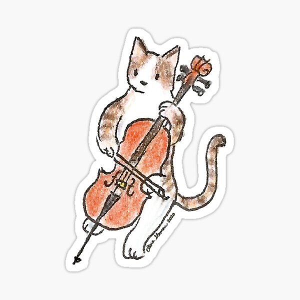 Item preview, Meowtet: Cello II designed and sold by elenasloman.