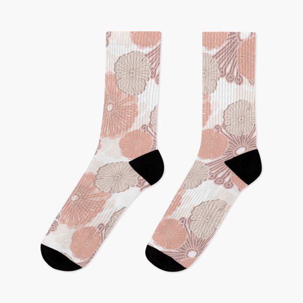 Item preview, Rose Gold Flower Pattern designed and sold by tanyadraws.