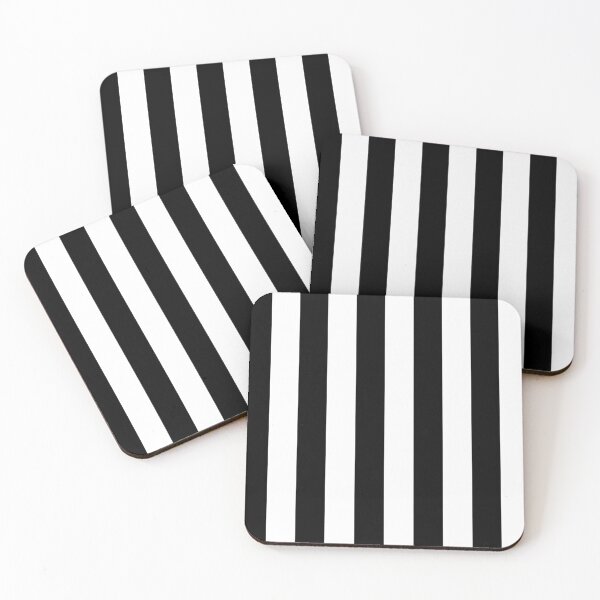 Item preview, Vertical Black and White Stripes designed and sold by Wizzles Emporium.