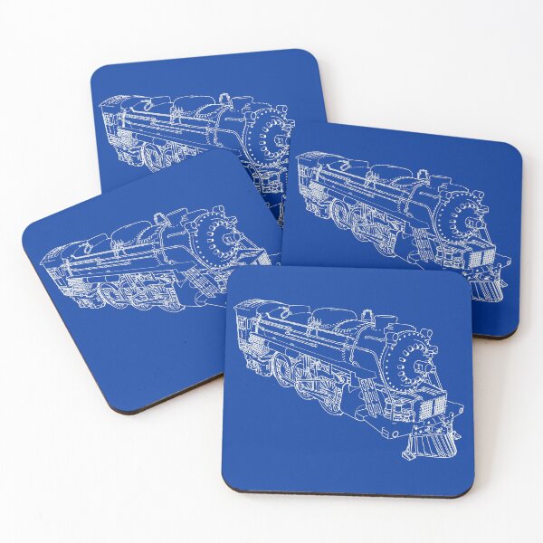 Item preview, Steam Locomotive Railroad Train Lines designed and sold by onicon.
