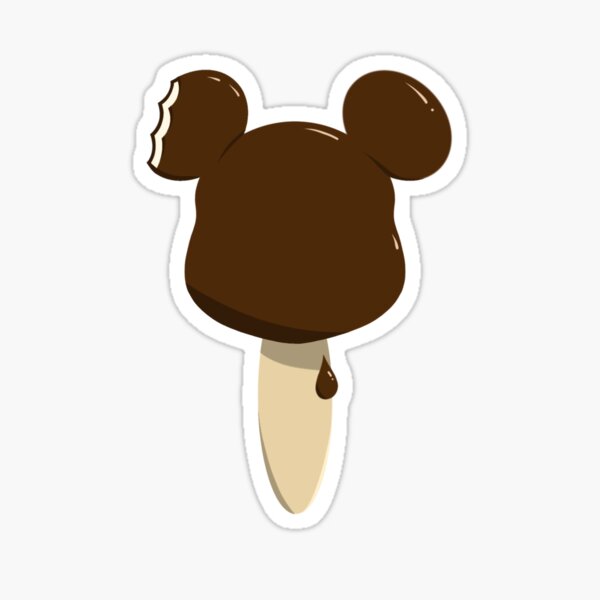 "Mickey Ice Cream" Sticker by jacejohn07 Redbubble