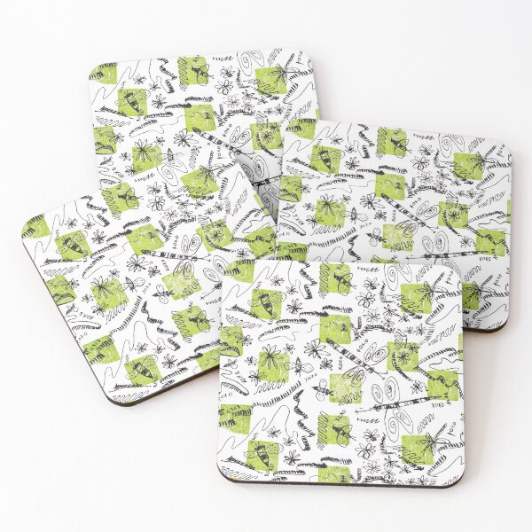 Item preview, Delightful Garden in Fresh Green designed and sold by The Crafty Hag.