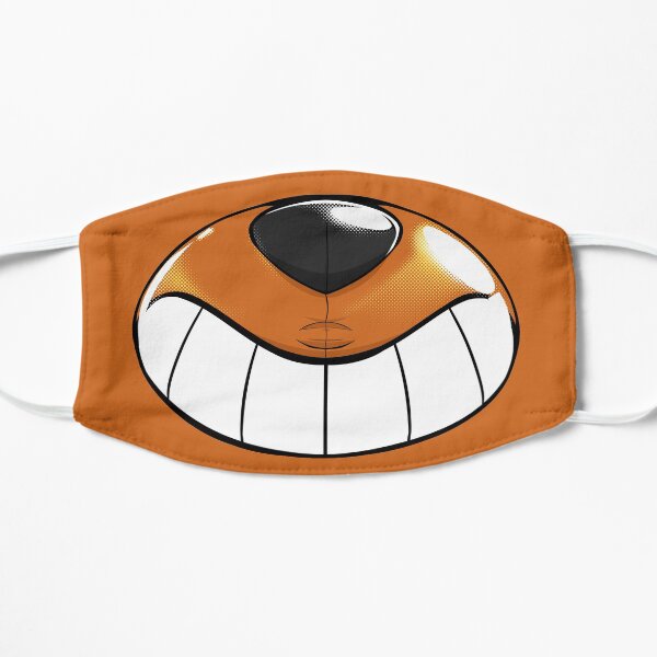 Pool toy muzzle, Orange Flat Mask
