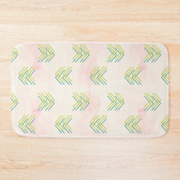 Item preview, Watermelon themed Geometric Pattern designed and sold by tanyadraws.